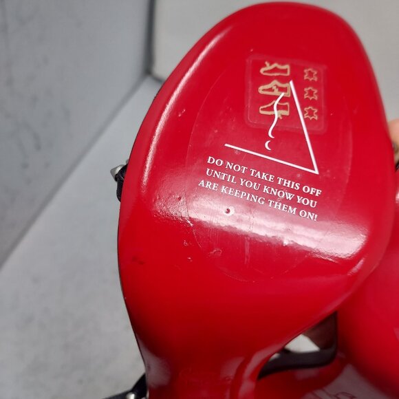 Christian Louboutin So Me Black Stud Spike Heel Sandal - Picture 10 of 13